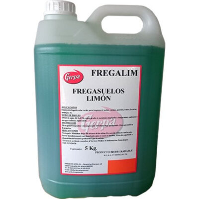 FREGALIM Fregasuelos Perfumado LIMON 5 Ltr.