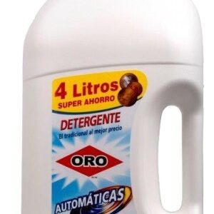 Detergente Líquido Automáticas Oro 4 L.